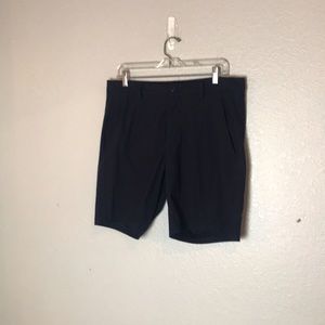 Lululemon Men Black Flat Front Golf Shorts Size 36